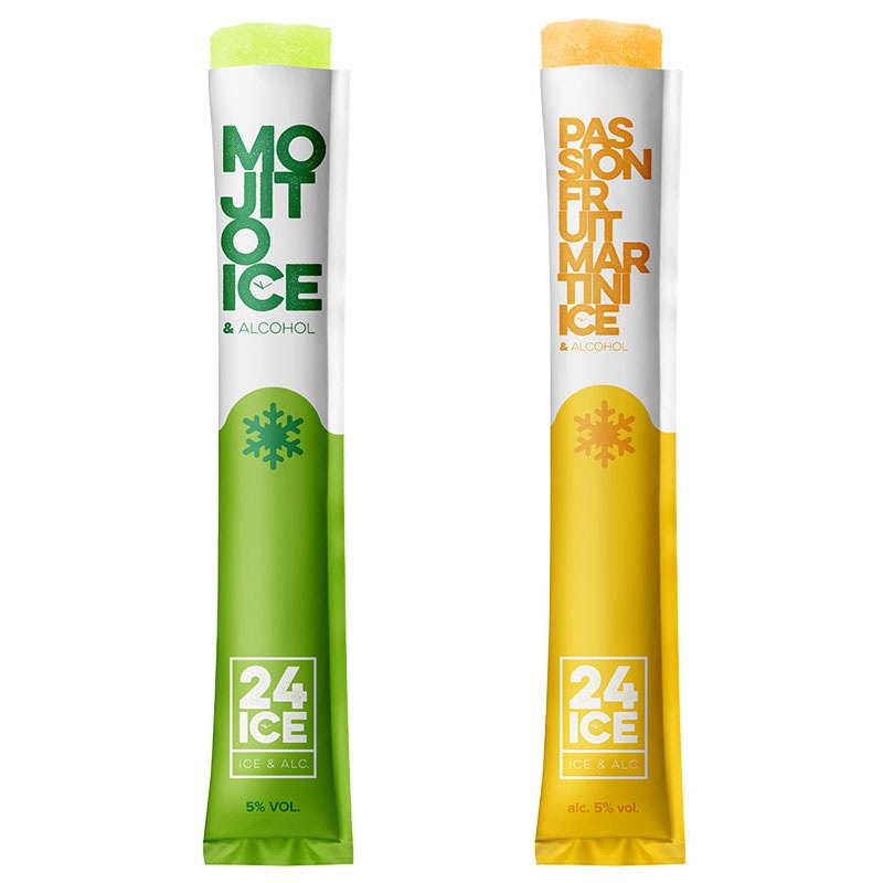 24 ICE(トゥエンティ―フォーアイス) モヒート＆パッションフルーツマティーニ　各50本入