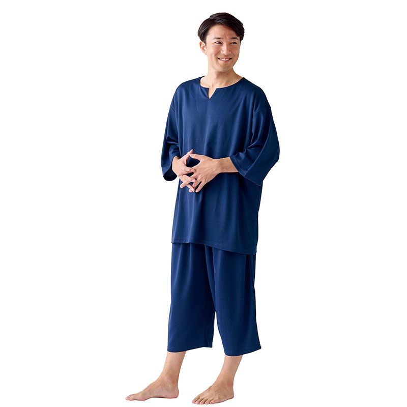 リゾートウェア インディゴ L