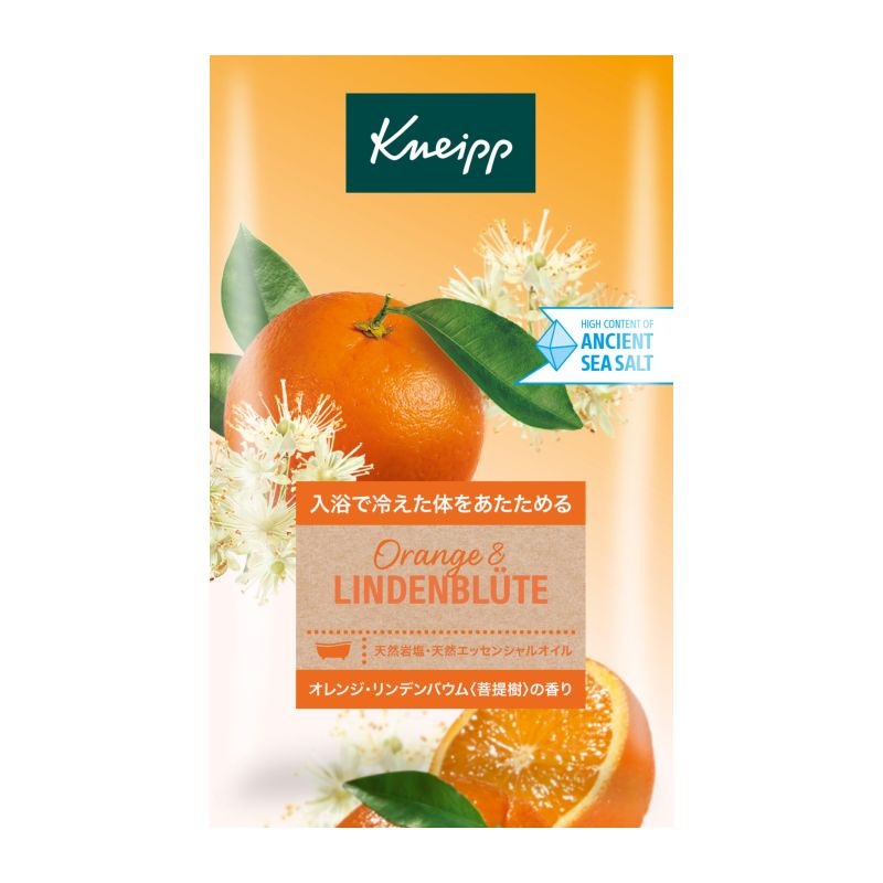 クナイプ　バスソルト　オレンジ・リンデンバウム　50g　入数：108個　単価：160円