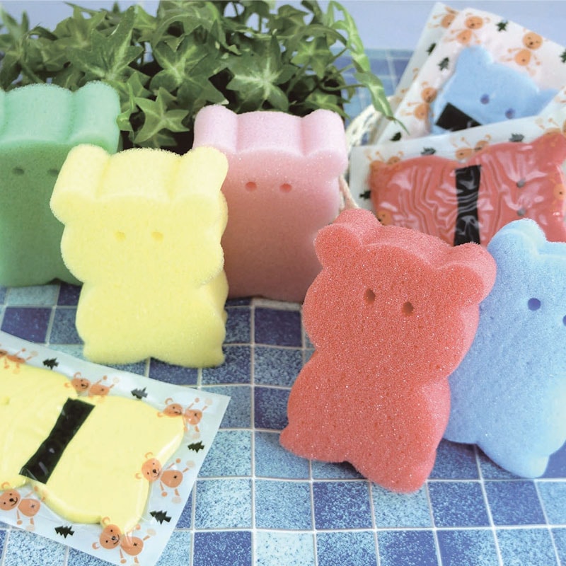 クマさんスポンジ 5色アソート 入り数:1000個 単価:25円