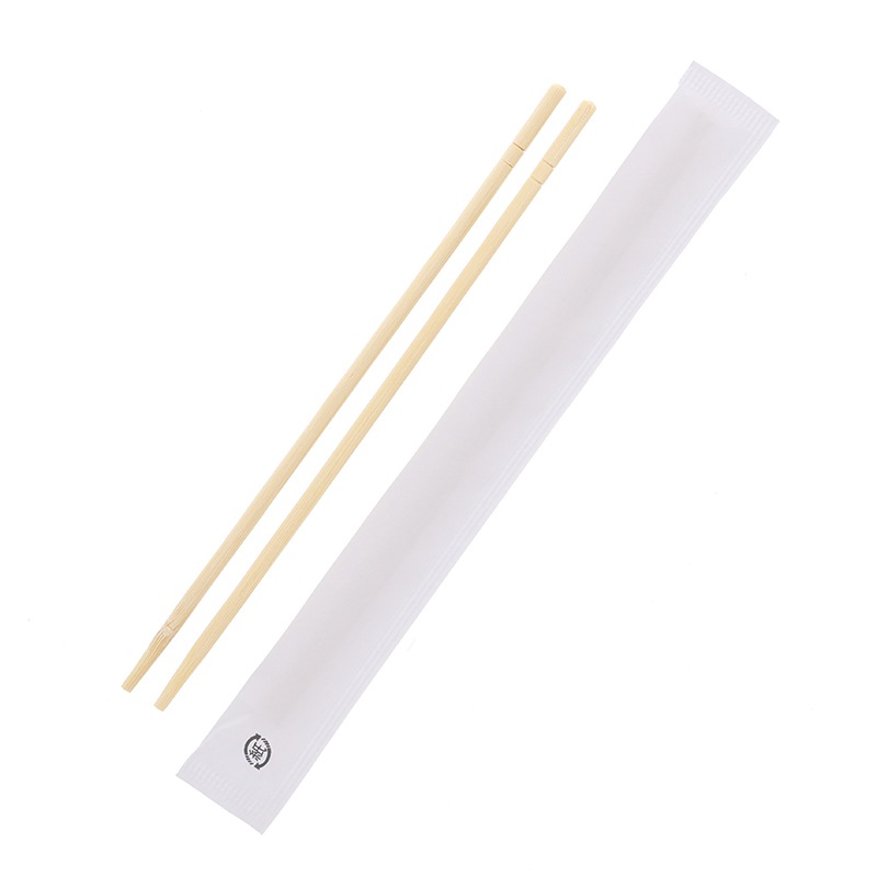 ヘイコー 箸 竹丸箸 スリム紙完封 晒 4.5φ×20cm   100本入/袋×40袋 (合計4000本入)