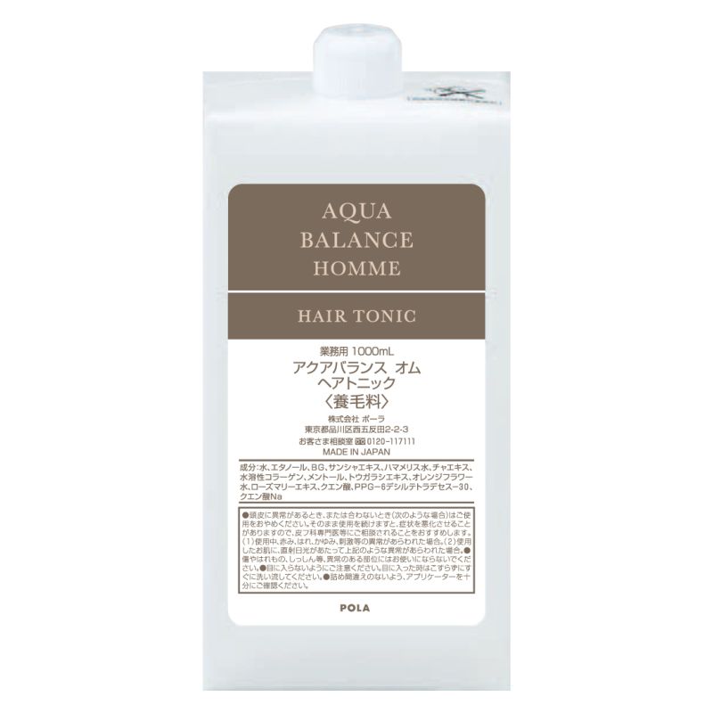 POLA(ポーラ) アクアバランスオム　ヘアトニック 1L　6個