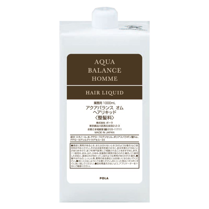 POLA(ポーラ) アクアバランスオム　ヘアリキッド1L　6個