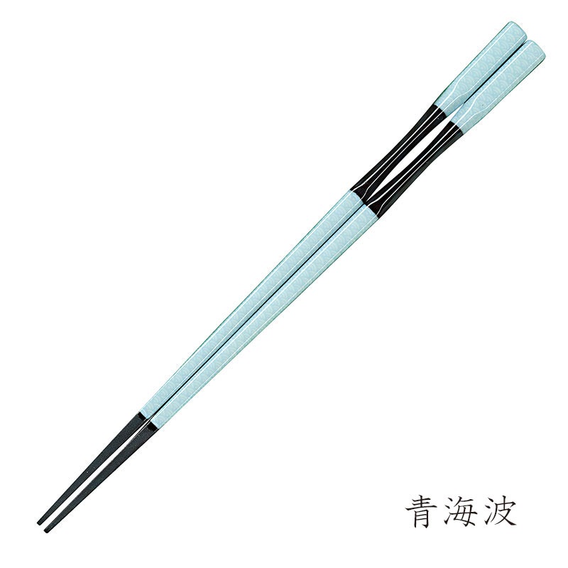 彩箸［紙パッケージ入］　青海波　22.5cm　入数：5膳　売店販売用