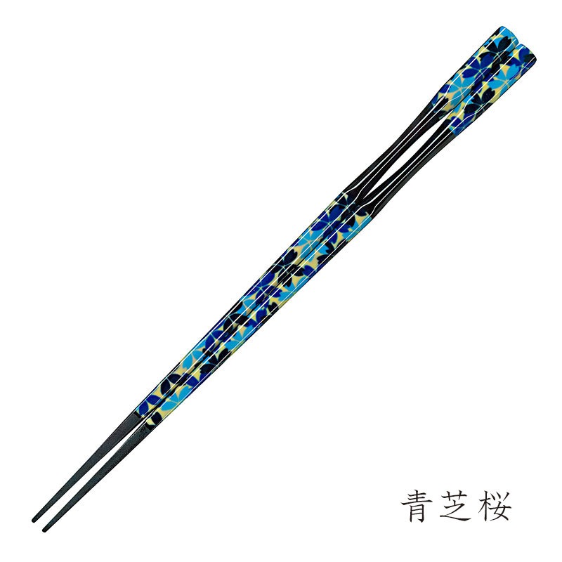 彩箸［紙パッケージ入］　青芝桜　22.5cm　入数：5膳　売店販売用