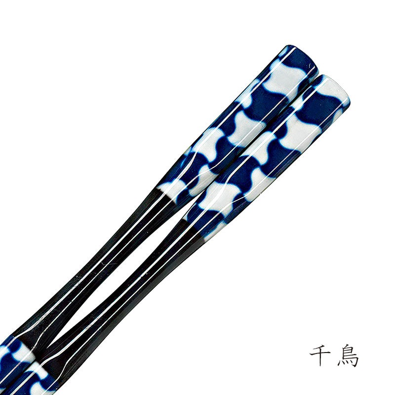 彩箸［紙パッケージ入］　千鳥　22.5cm　入数：5膳　売店販売用