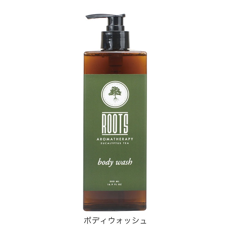 Roots Aromatherapy ボディウォッシュ500ml　入数：20個　単価：480円