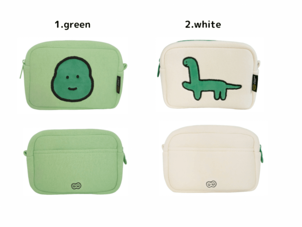 コヤンイサムチョンふっくらぺたんこフラットポーチ2点セット