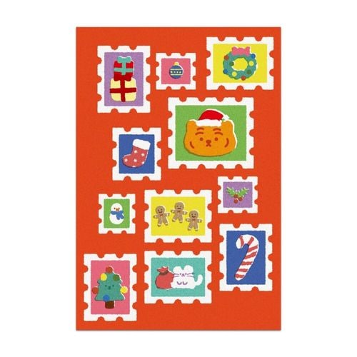 [MUZIK TIGER] ポストカード - Holiday Stamp