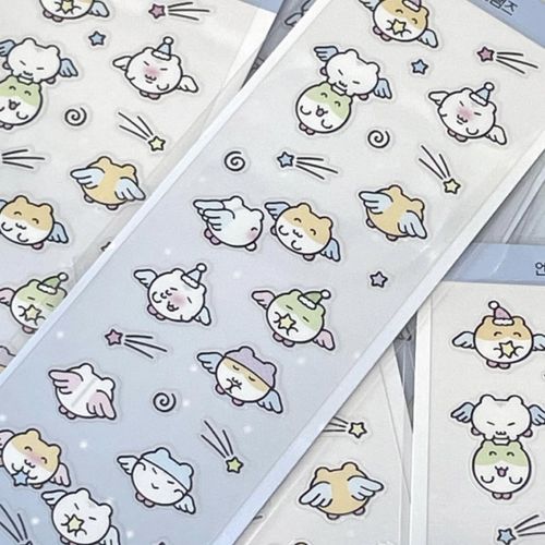[heeheeclub] ステッカー - Angel Hams