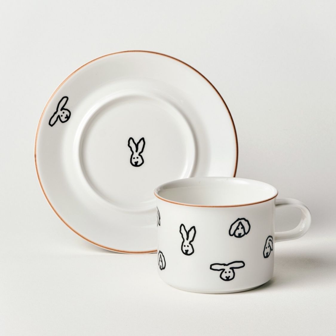 [WARMGREY TAIL] Bunny Bunny マグカップ＆ソーサー
