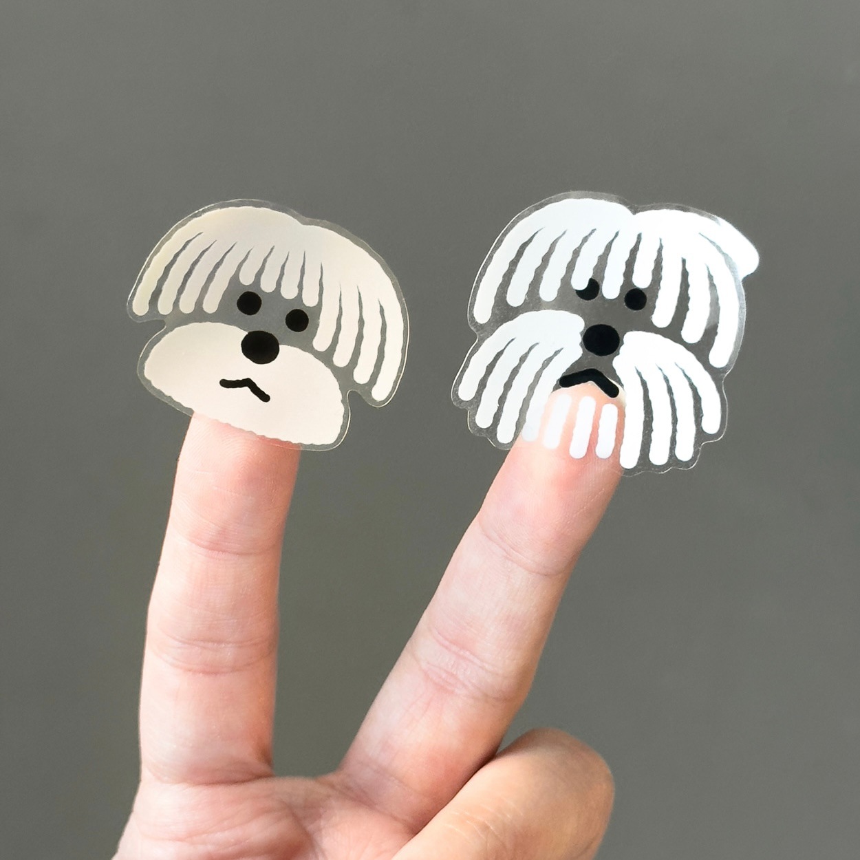 WARMGREY TAIL] クリアステッカー - Hair cut | CATEGORY,STICKER