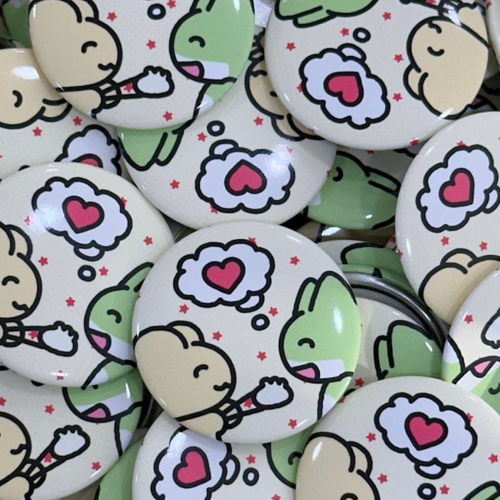 heeheeclub] 缶バッジセット - 2types | CATEGORY,STATIONARY,etc