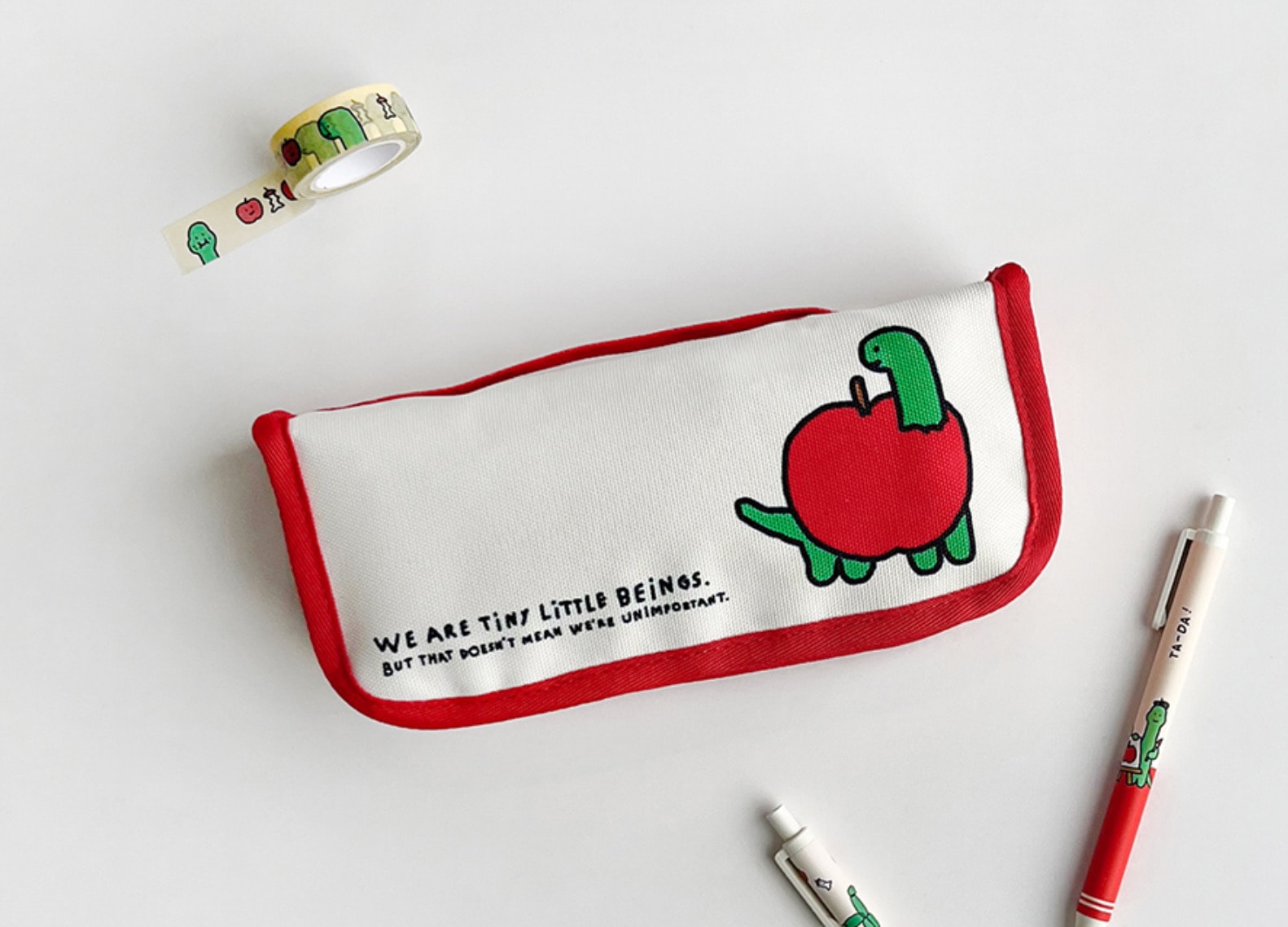 JOGUMAN] Fabric square multi ポーチ - 2colors | CATEGORY