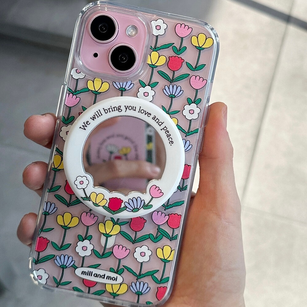 キムミョンス　スマホクリップ(非売品) キムミョンス スマホクリップ(非売品) BTS WORLD]ミラースマホ