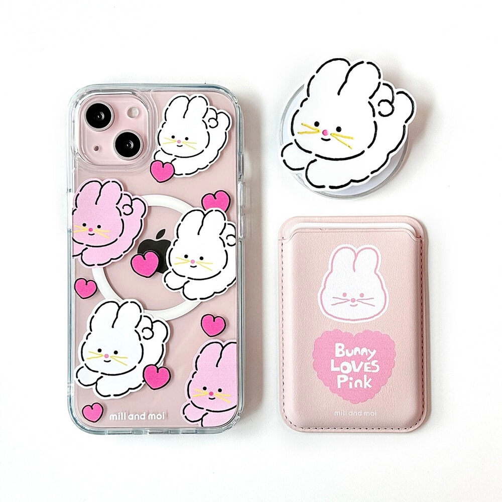 mill and moi] MagSafe対応 iPhoneケース（4sizes）- Jumping bunny