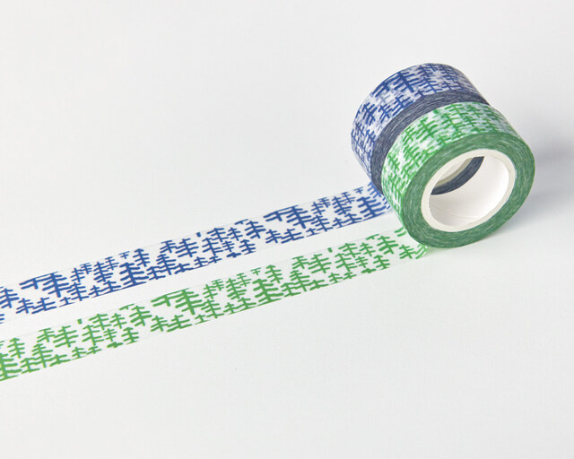 WARMGREY TAIL] マスキングテープ - Tree＆Tree (Green) | CATEGORY 