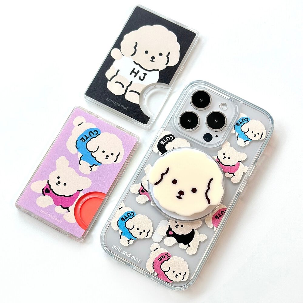 mill and moi] MagSafe対応 iPhoneケース（4sizes）- i am cute poodle