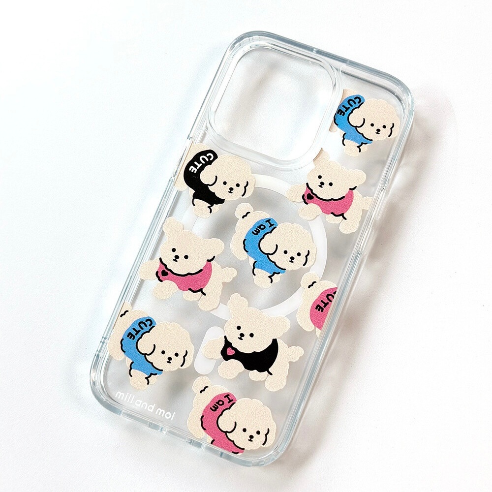 mill and moi] MagSafe対応 iPhoneケース（4sizes）- i am cute poodle