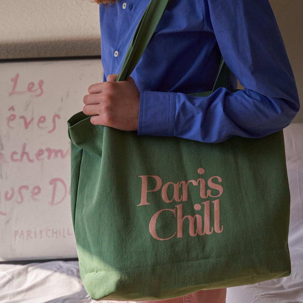 韓国商品/HOTEL827 Paris Chillバッグ HOTEL827] Paris Chill バッグ - Mossy Tree | CATEGORY