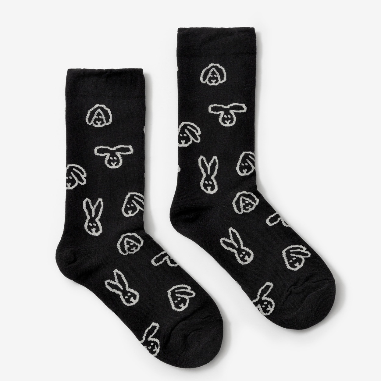 WARMGREY TAIL] Bunny Bunny ソックス - Black | CATEGORY,WEARABLE