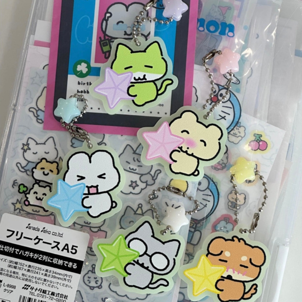 heeheeclub] Hug Me! Glow キーリング - 5types | CATEGORY,ACC