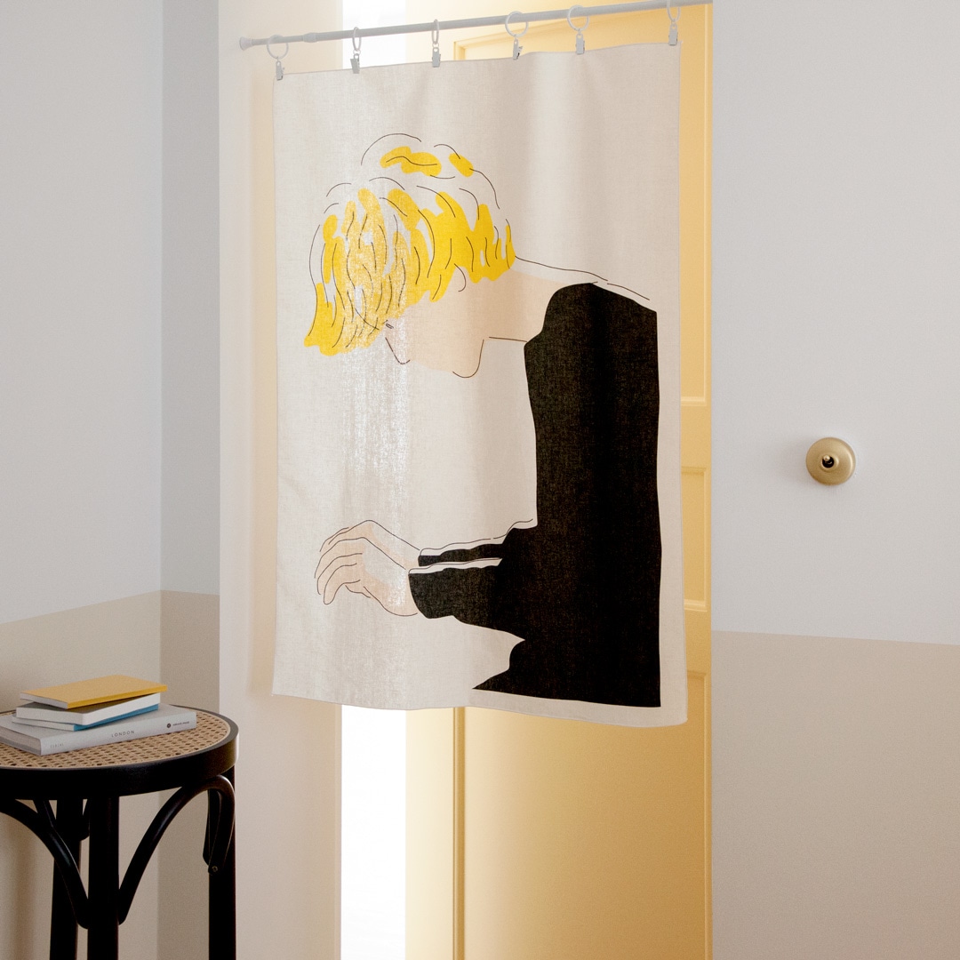 詩羽しう　等身大ビッグタオルとファブリックポスター WARMGREY TAIL] ファブリックポスター (700×980) - A PIANIST