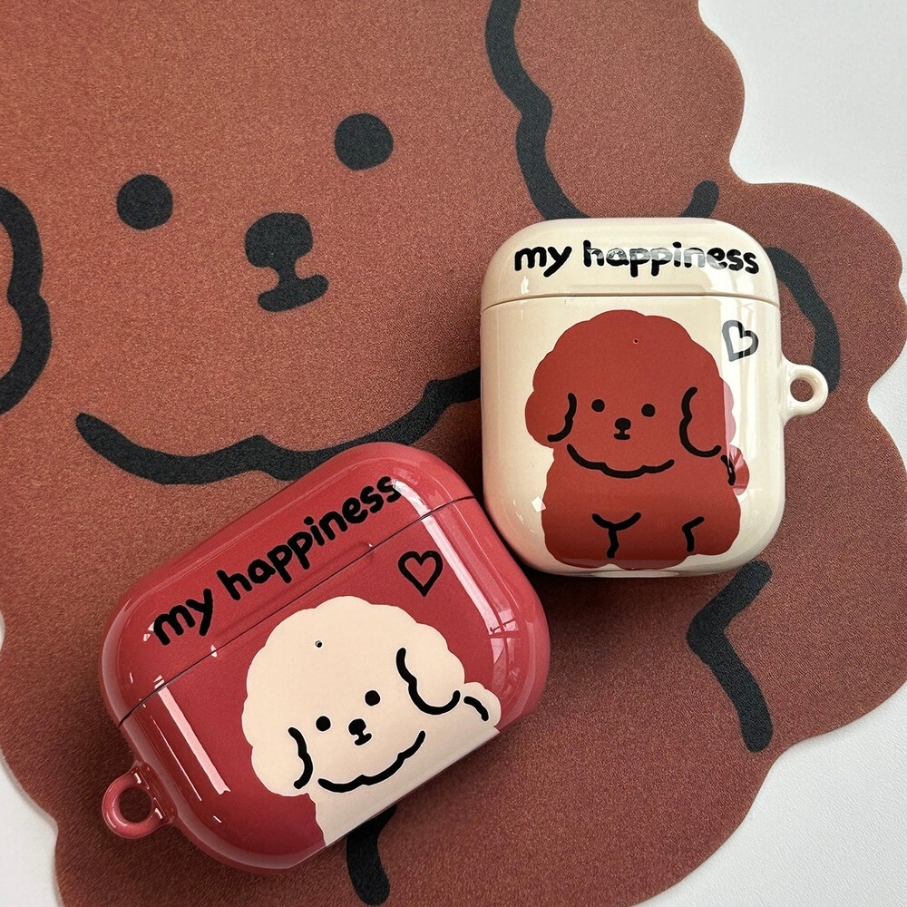 mill and moi] Airpodsケース（3types）- Cream poodle | CATEGORY