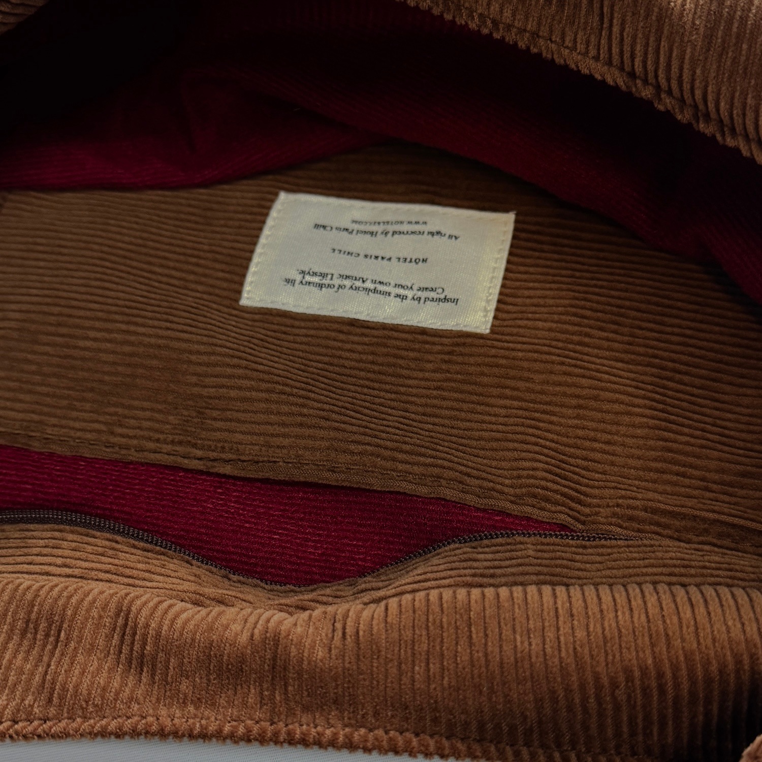 HOTEL827] Easy-Peasy コーデュロイバッグ - Brownie | CATEGORY