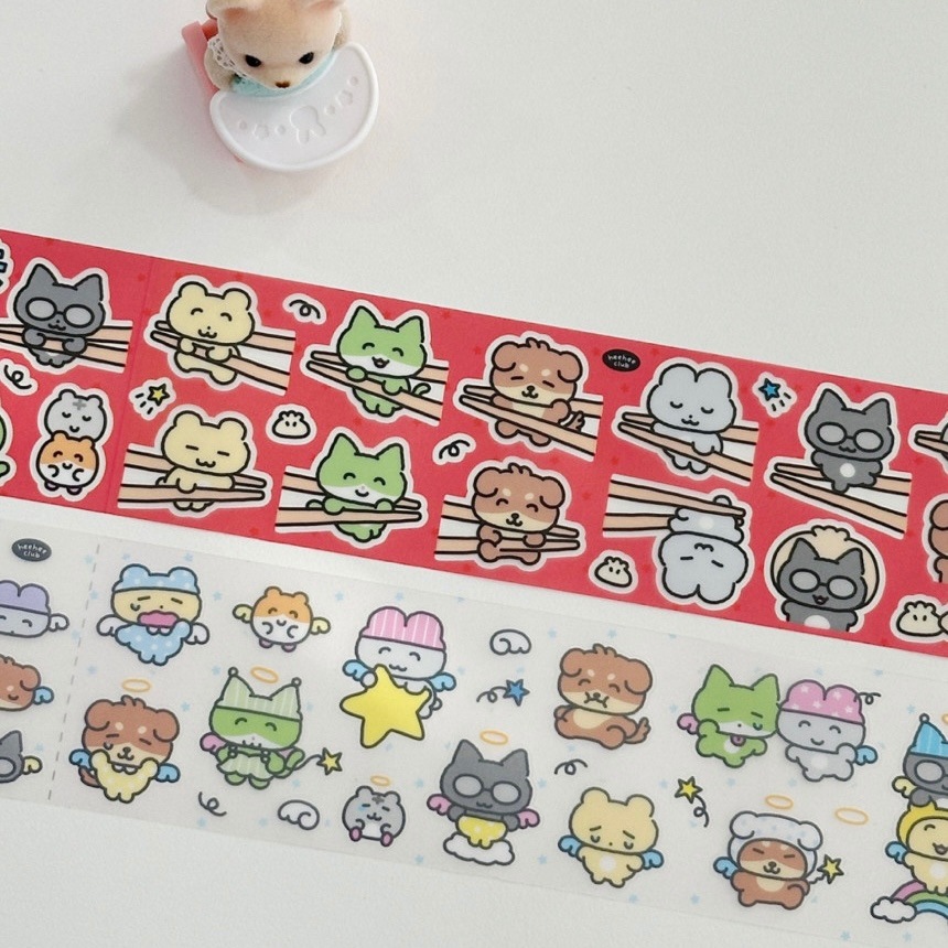 heeheeclub] ロールステッカー - 2types | CATEGORY,STICKER