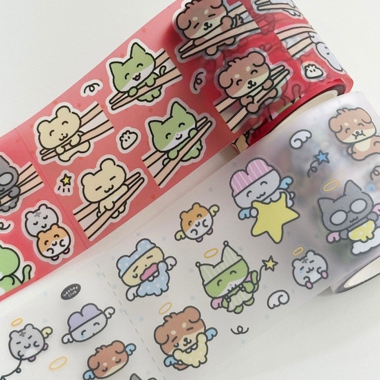 heeheeclub] ロールステッカー - 2types | CATEGORY,STICKER