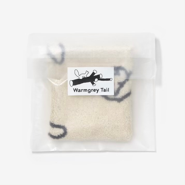 WARMGREY TAIL] Bunny Bunny テリーポーチ - Cream | CATEGORY