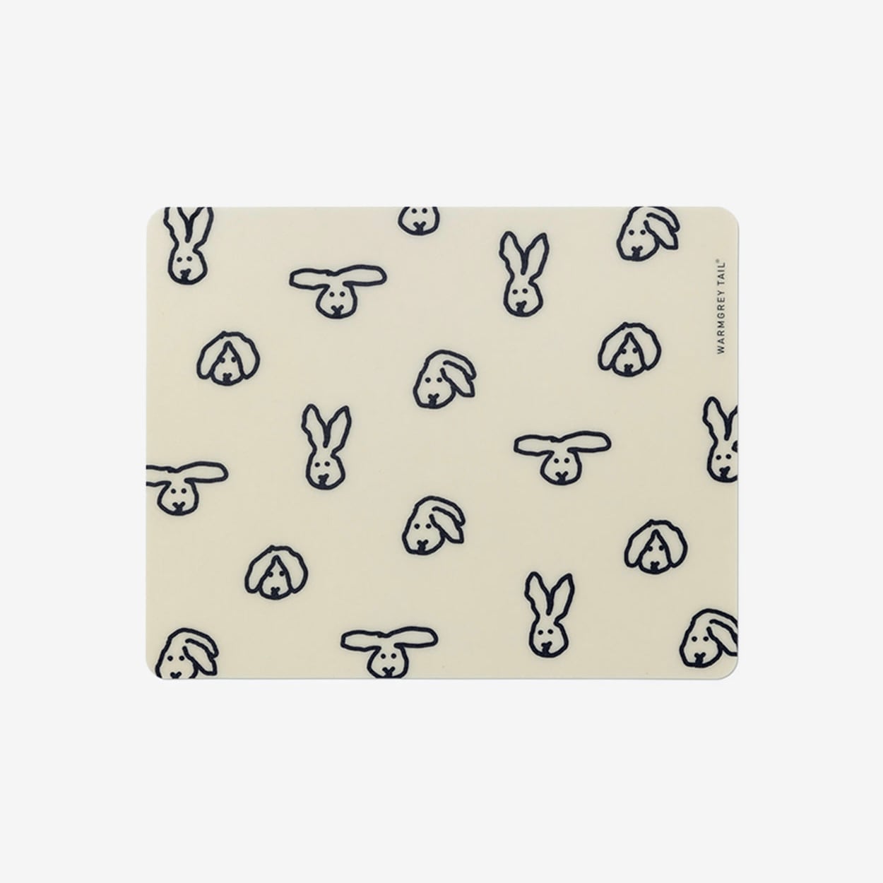WARMGREY TAIL] Bunny Bunny マウスパッド - Ivory | CATEGORY,DIGITAL