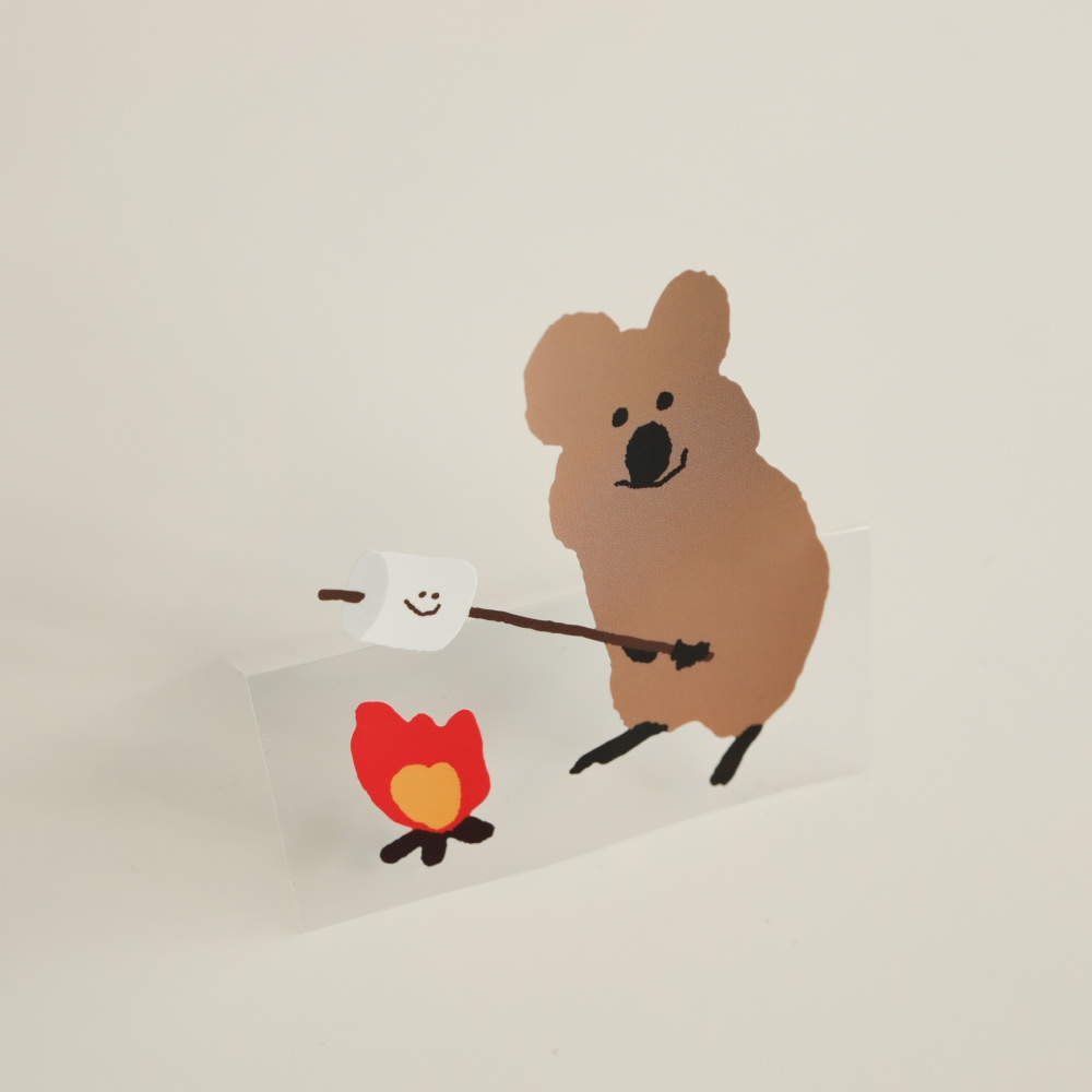 Dinotaeng] S'more Quokka ステッカー(2枚入り) | CATEGORY,STICKER
