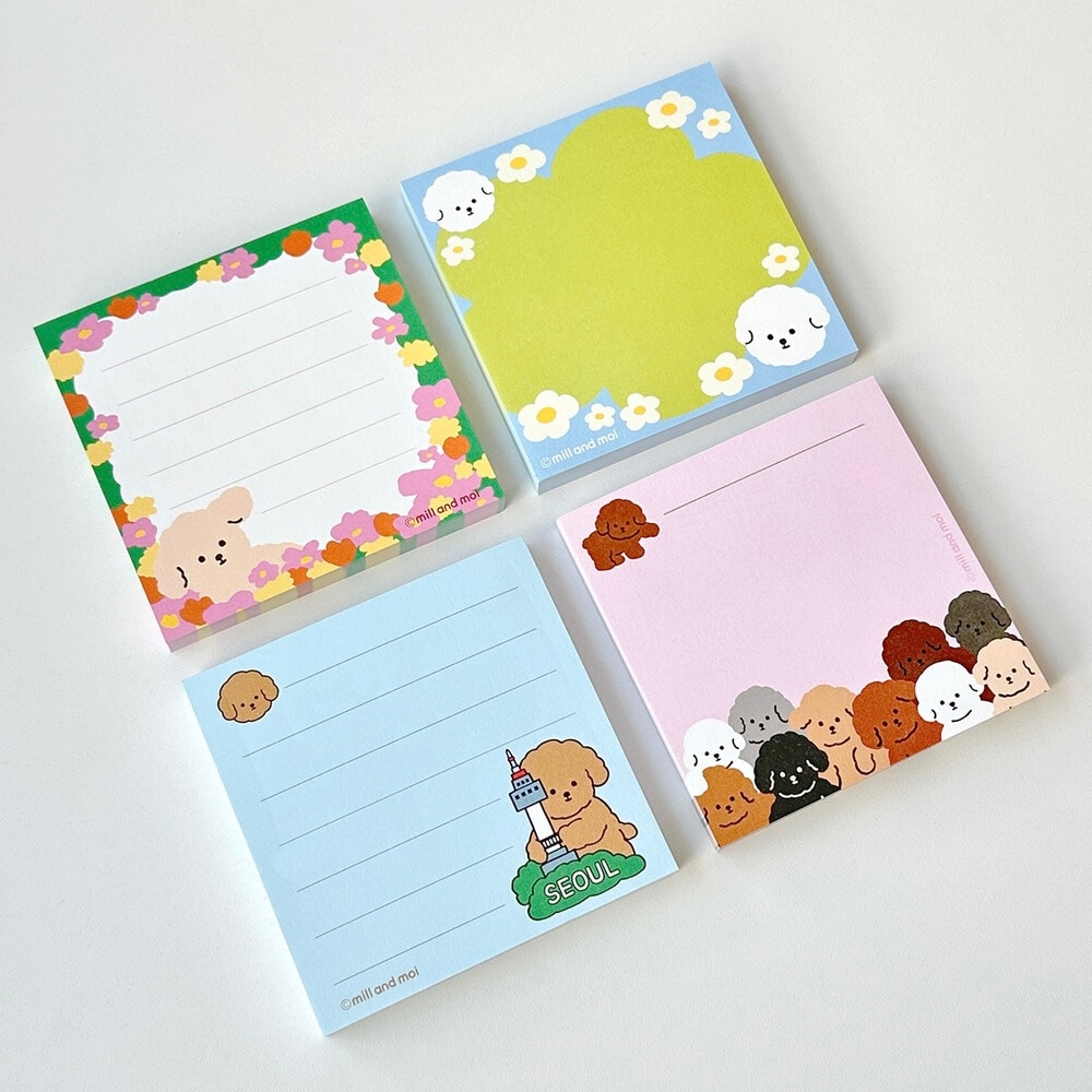 mill and moi] メモ - Flower Garden | CATEGORY,STATIONARY,memo
