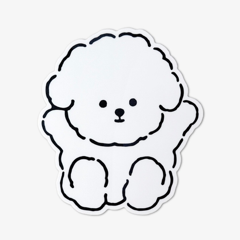 mill and moi] マウスパッド - Curry bichon | CATEGORY,DIGITAL
