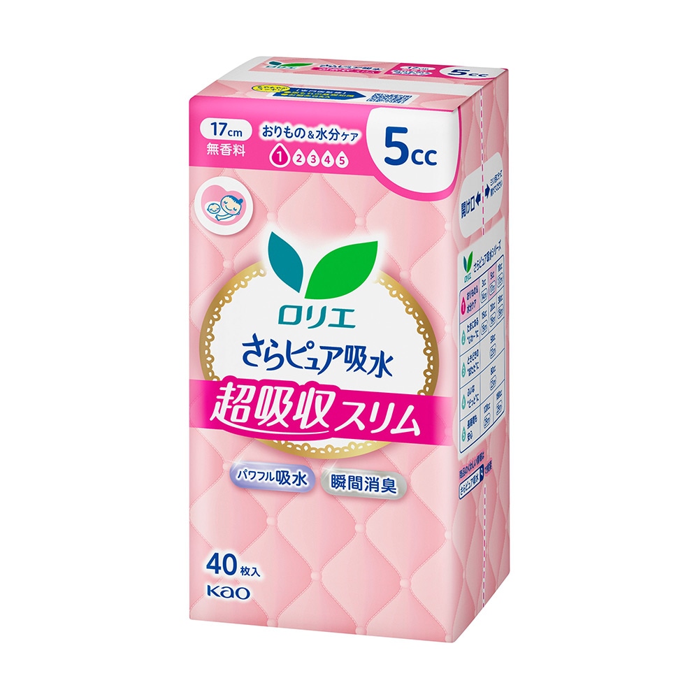 ロリエ さらピュア吸水 超吸収スリム 5cc 40枚 | すべての商品 | 花王