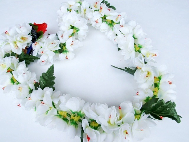 フラダンス Rosemary フラダンス シングルローズレイ オレンジ FL219 : ハワイアン