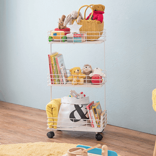 オープンラック 4段 幅75cm×高さ95cm パイン材 木製 収納棚 可動棚