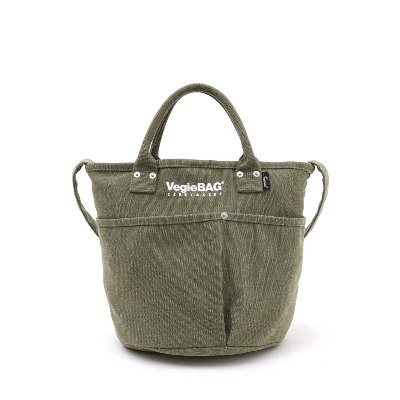 Nananoel ナナノエル / ベジバッグ Bucket トートバッグ カーキ レディース ブランド 2way ベジバッグ vegieBAG 斜めがけ 小さめ 軽量 ショルダーバッグ ミニバッグ エコバッグ キャンバス アウトドア キャンプ おしゃれ