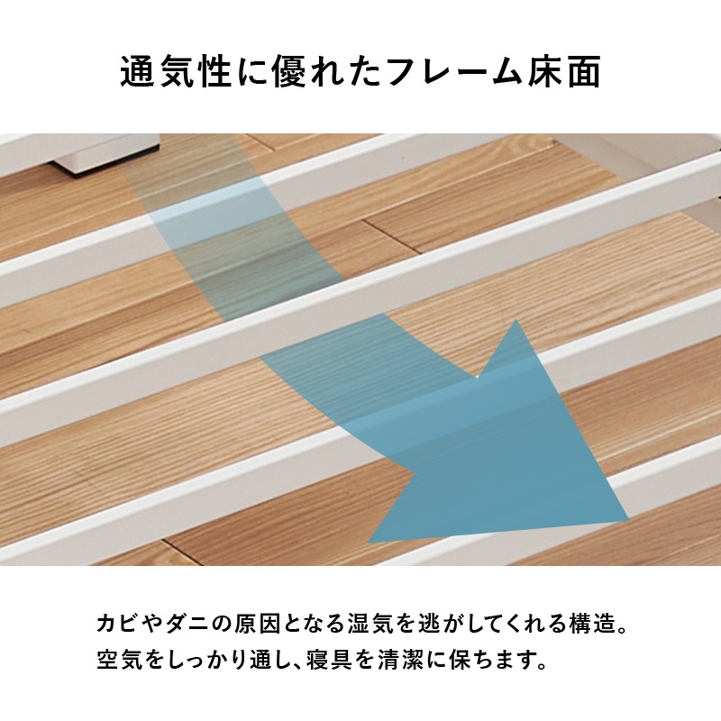 はめ込み式の組立て簡単ベッド/シングルベッド ボンネルコイルマットレス付 ネジ不要 シンプルデザイン 組立品