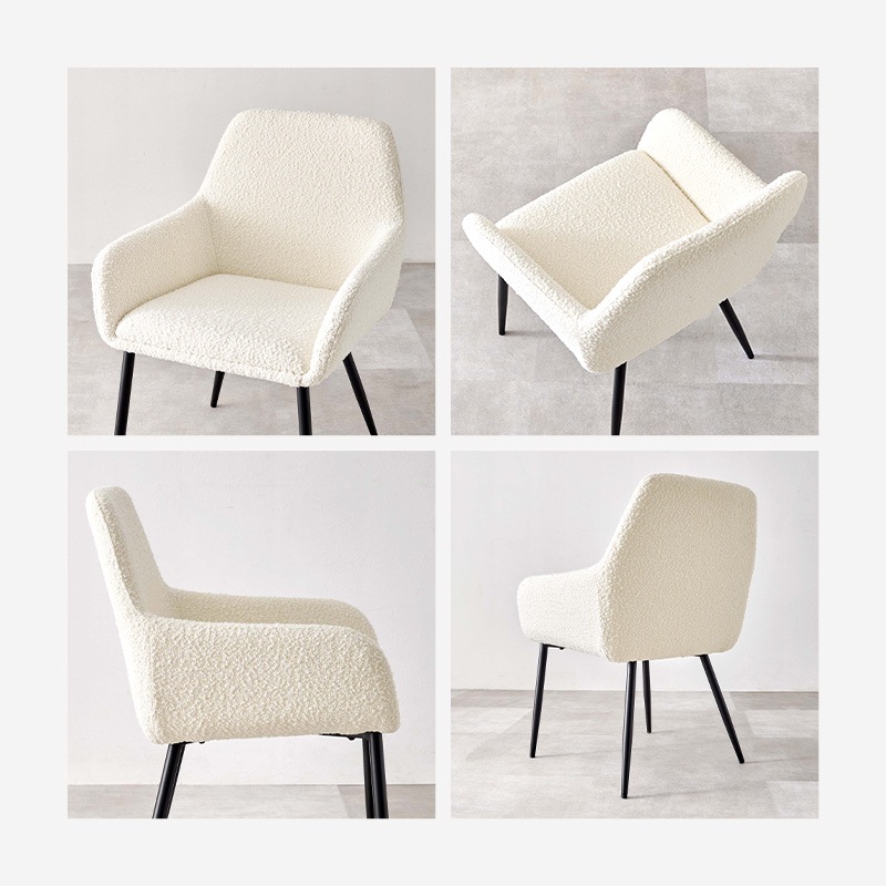 モダンでスタイリッシュな ダイニングチェア 2脚セット B/インテリアチェア/ダイニング