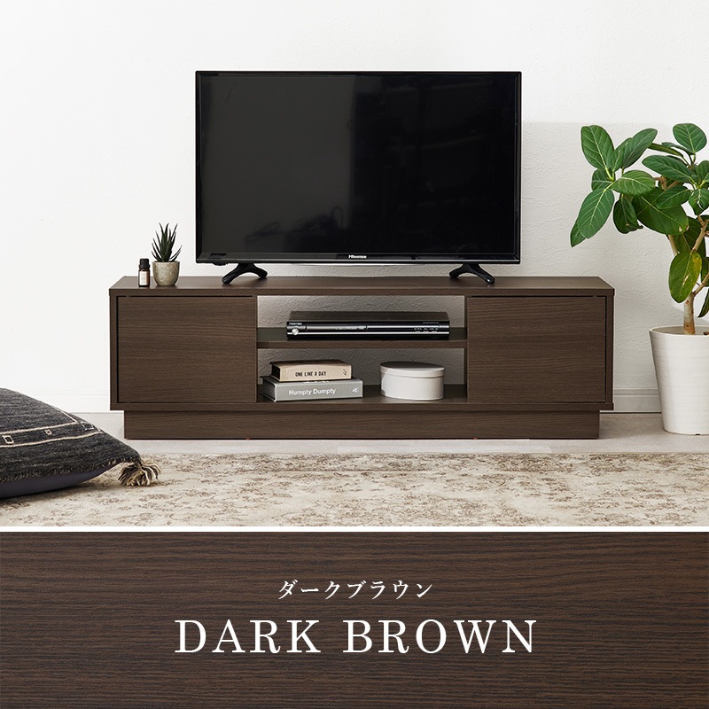 シンプルなロータイプのテレビボード テレビ台 幅110cm×高さ33.5㎝ リビング 大理石調 木目調 組立品