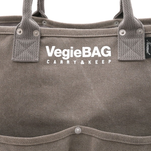 Nananoel ナナノエル トートバッグ カーキ レディース ブランド a4 ラフ ベジバッグ vegieBAG 大容量 トート バッグ 多機能 キャンバス アウトドア