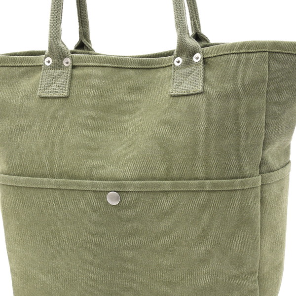 Nananoel ナナノエル トートバッグ カーキ レディース ブランド a4 ラフ ベジバッグ vegieBAG 大容量 トート バッグ 多機能 キャンバス アウトドア