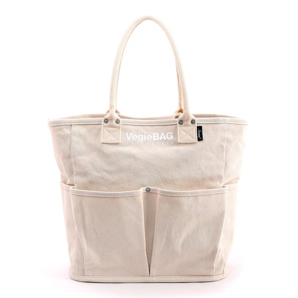 Nananoel ナナノエル トートバッグ カーキ レディース ブランド a4 ラフ ベジバッグ vegieBAG 大容量 トート バッグ 多機能 キャンバス アウトドア