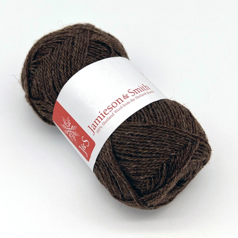 Jamieson & Smith 2ply Lace（L4 ブラウン）
