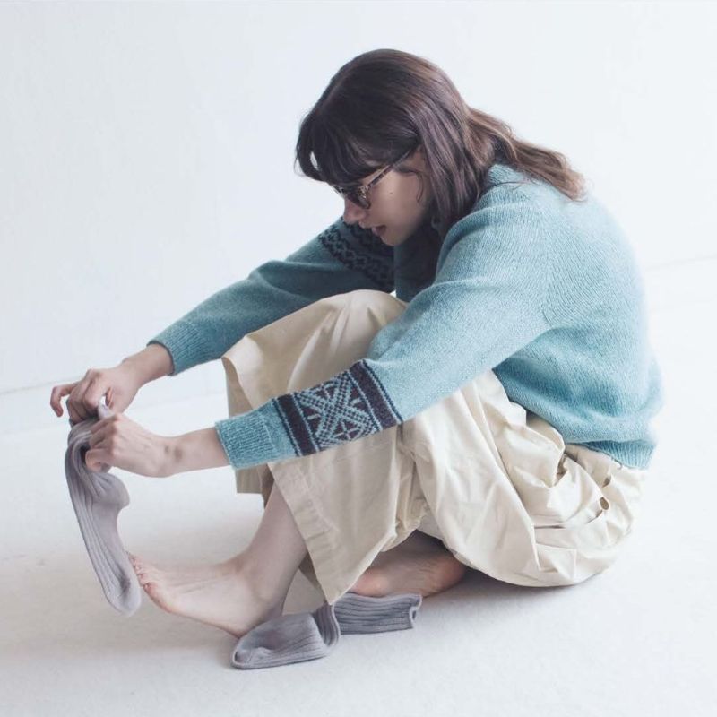 【糸セット】「michiyo の 4 size knitting」ｐ22.サイズM・L