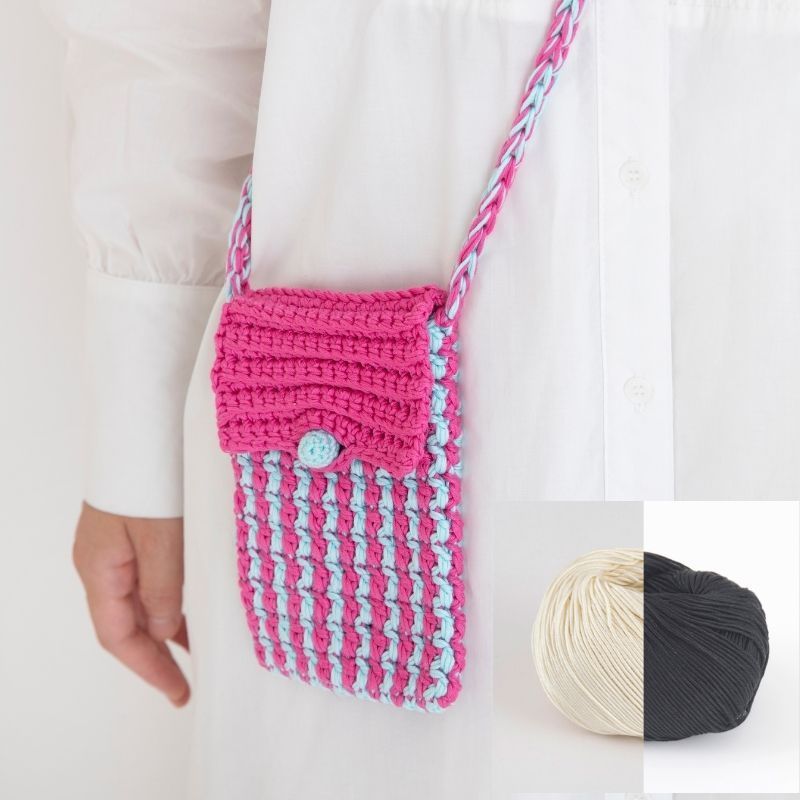 【Keitoキット】ストライプモバイルケース（6576*6574）