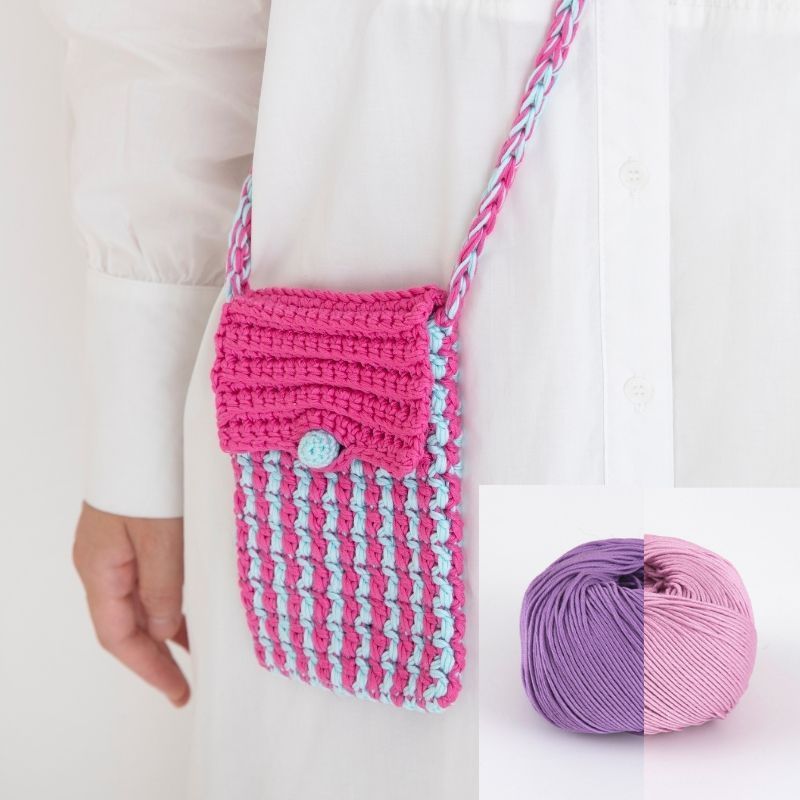 【Keitoキット】ストライプモバイルケース（6591*6589）